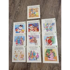 1993 Leap Frog My Little Christmas Paperback Books Lot of 10